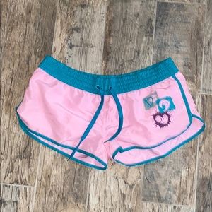 cute girls swim shorts